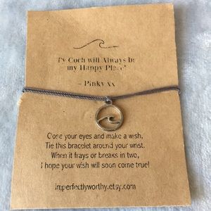 Imperfectly Worthy Surf Friendship Bracelet NWT rustic beachwear